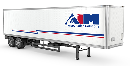 Illustrated depiction of an Aim Trailer (48 foot or 53 foot)